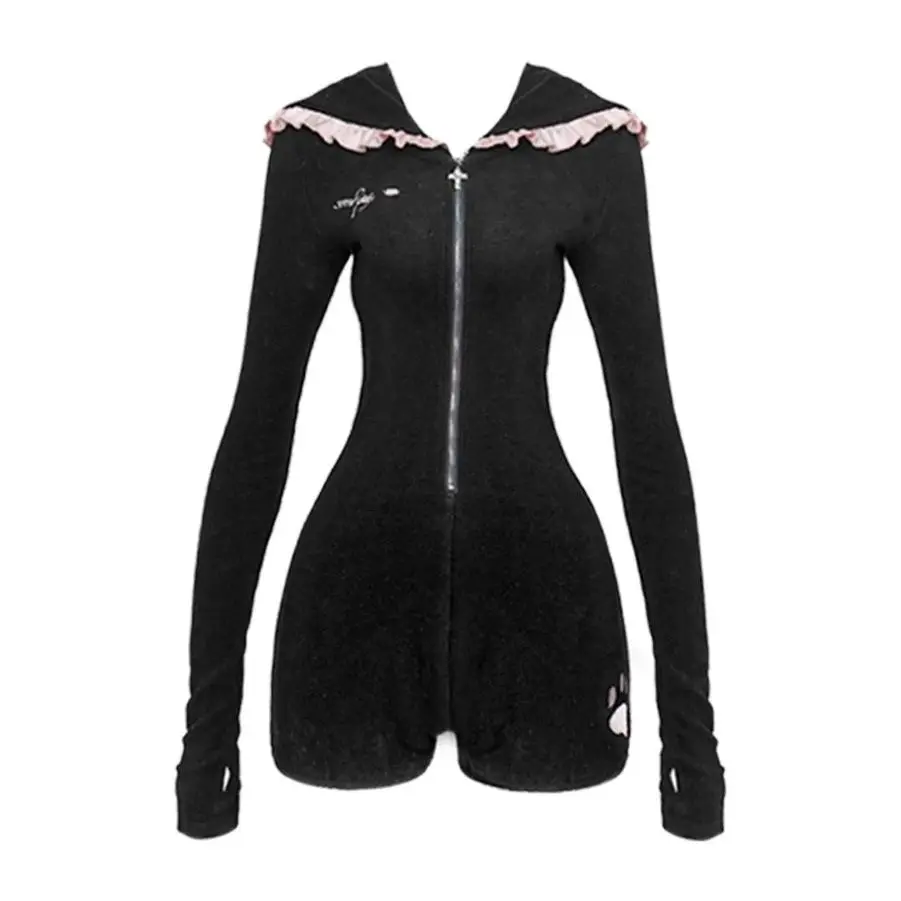 Body Net Femmes Gothique Steampunk Punk Emo Altgoth Goth Médiéval Style Victorien Festival Fête Danse Discothèque Scène Sexy BF