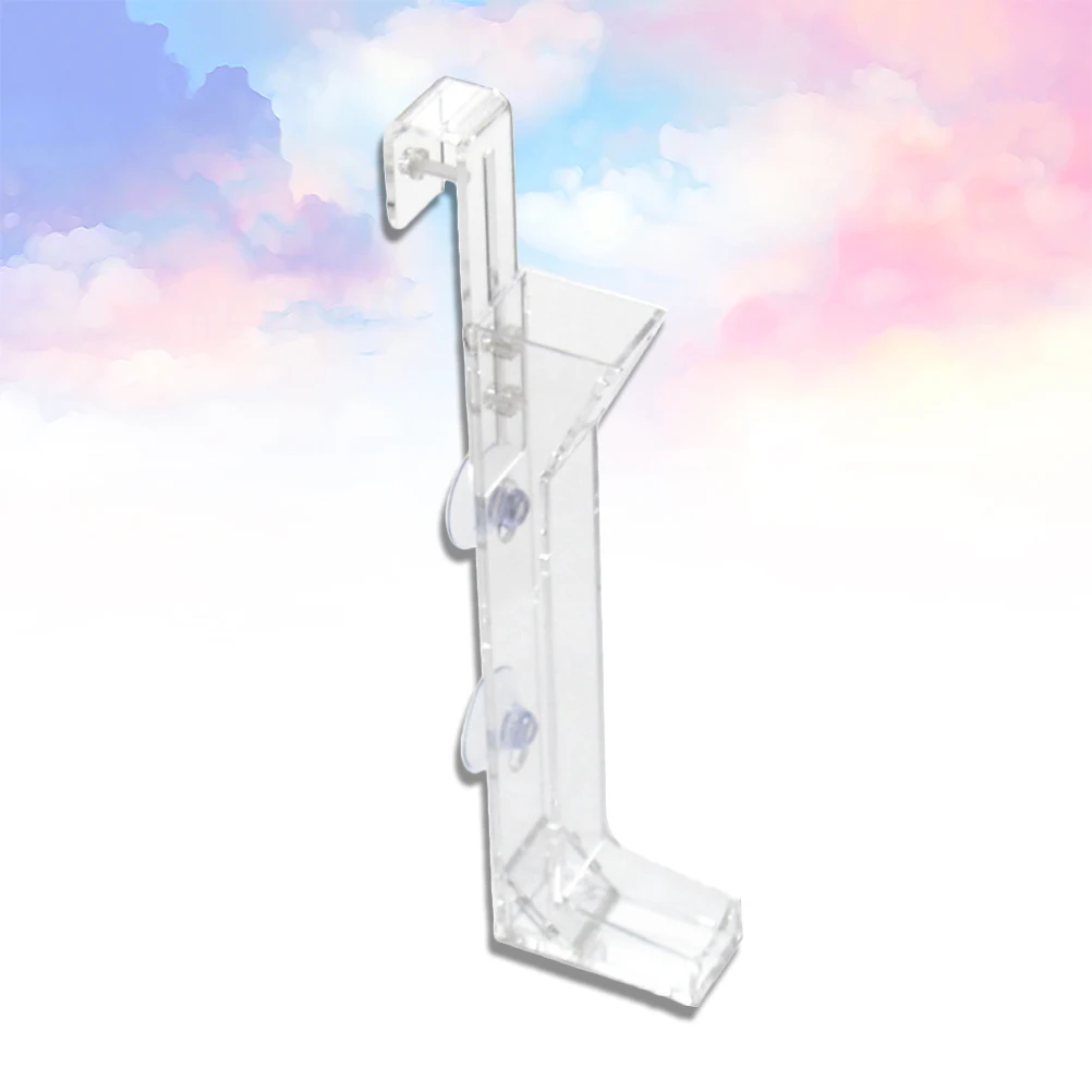 

Feeding Tube for Shrimp Aquarium Cherry Crystal Dwarf Fish Bowl Tray Adjustable Acrylic Feeder Easy Clean Purer Water Pet