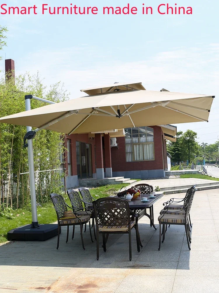 

umbrella Outdoor sunshade outdoor courtyard outdoor balcony villa garden large solar energy Roman