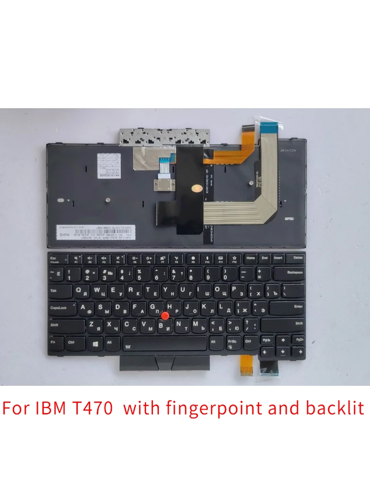 

Новая клавиатура для ноутбука Ru для IBM T470 с функцией пальца и подсветкой