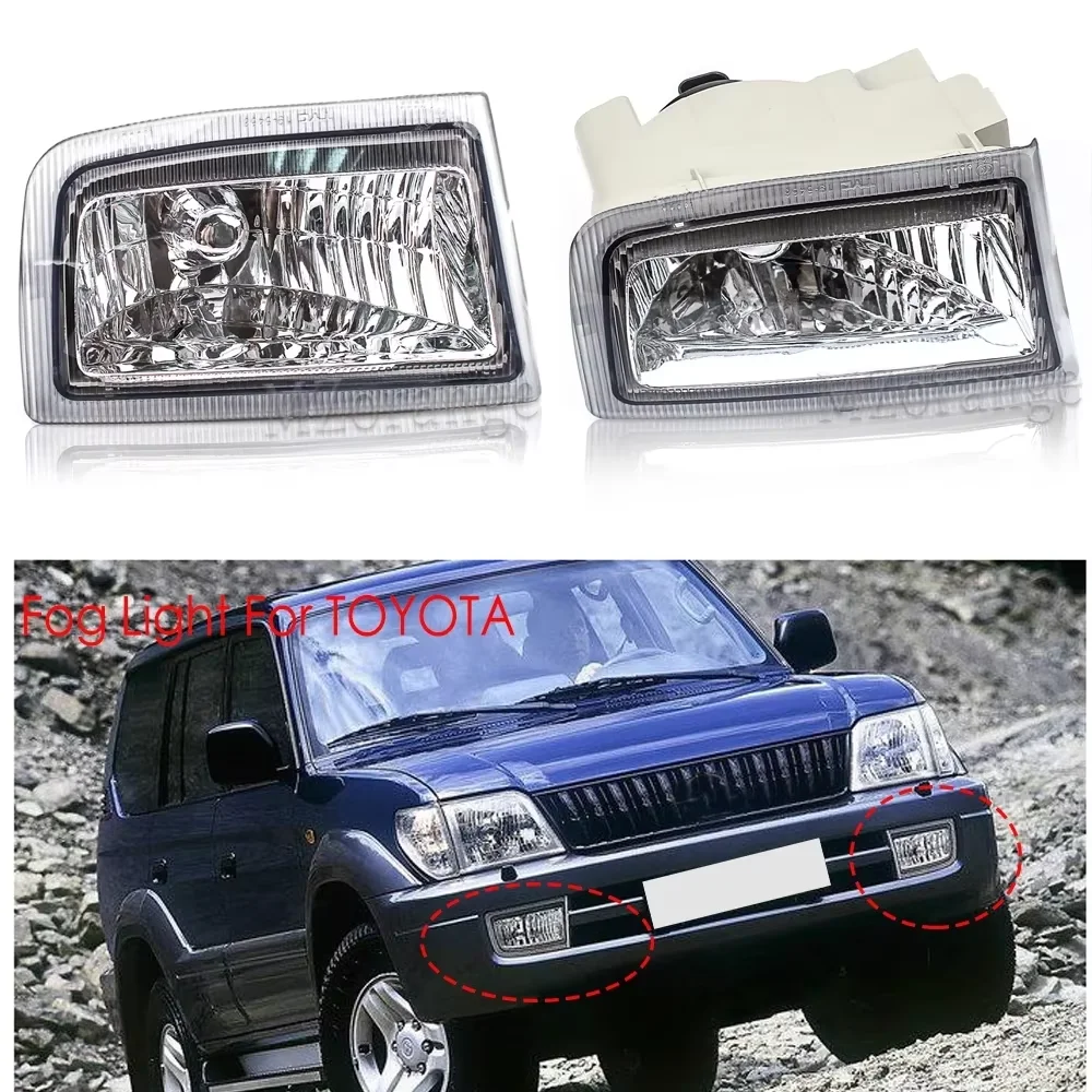 

Фары противотуманные фары для Toyota Land Cruiser Prado (J90) Benzyna Diesel Facelift 1999-2002 без лампы, аксессуары для противотуманных фар