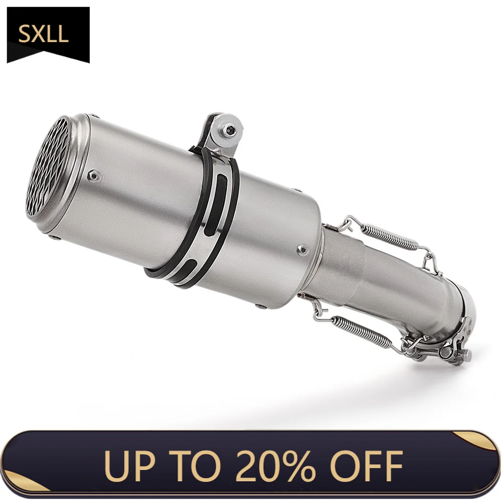 

SXLL Suitable for CB750 Hornet Motorcycle Exhaust System Stainless Steel Sliding 51mm Tube, Modified Racing Line CB750