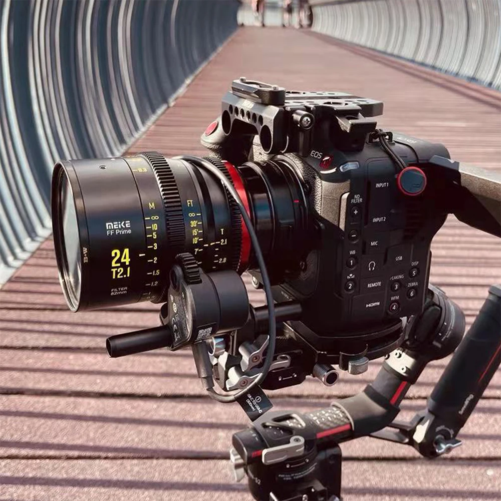 Meike 24 مللي متر T2.1 Cine عدسة رئيسية لكانون C700 C500II سوني FX3 FX6 FX9 فينيس Z باناسونيك أنظمة كاميرا السينما ذات الإطار الكامل