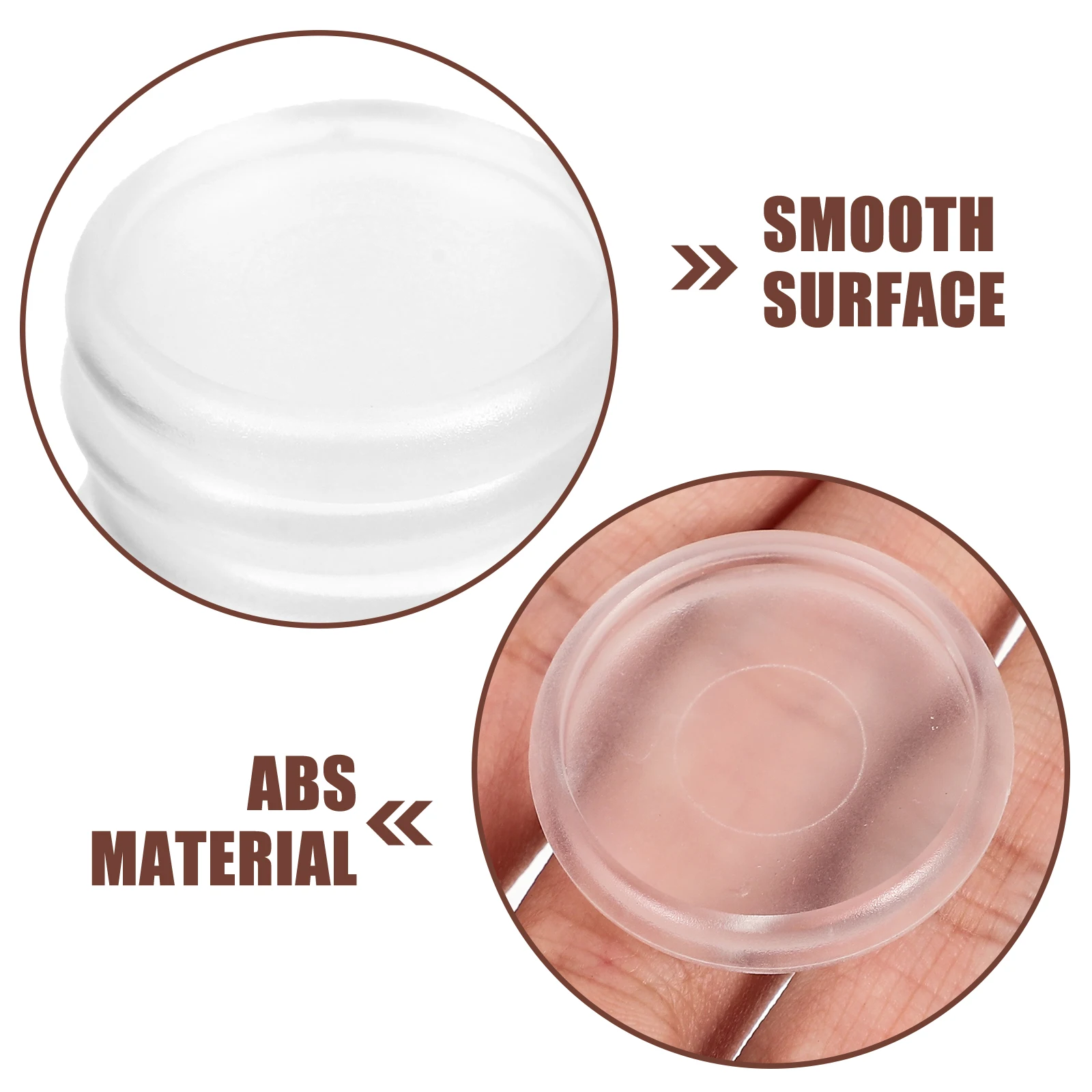

44pcs Plastic Leaf Binder Book Binding Discs Premium Abs Material Smooth Surface Home Office School Round Binder Rings