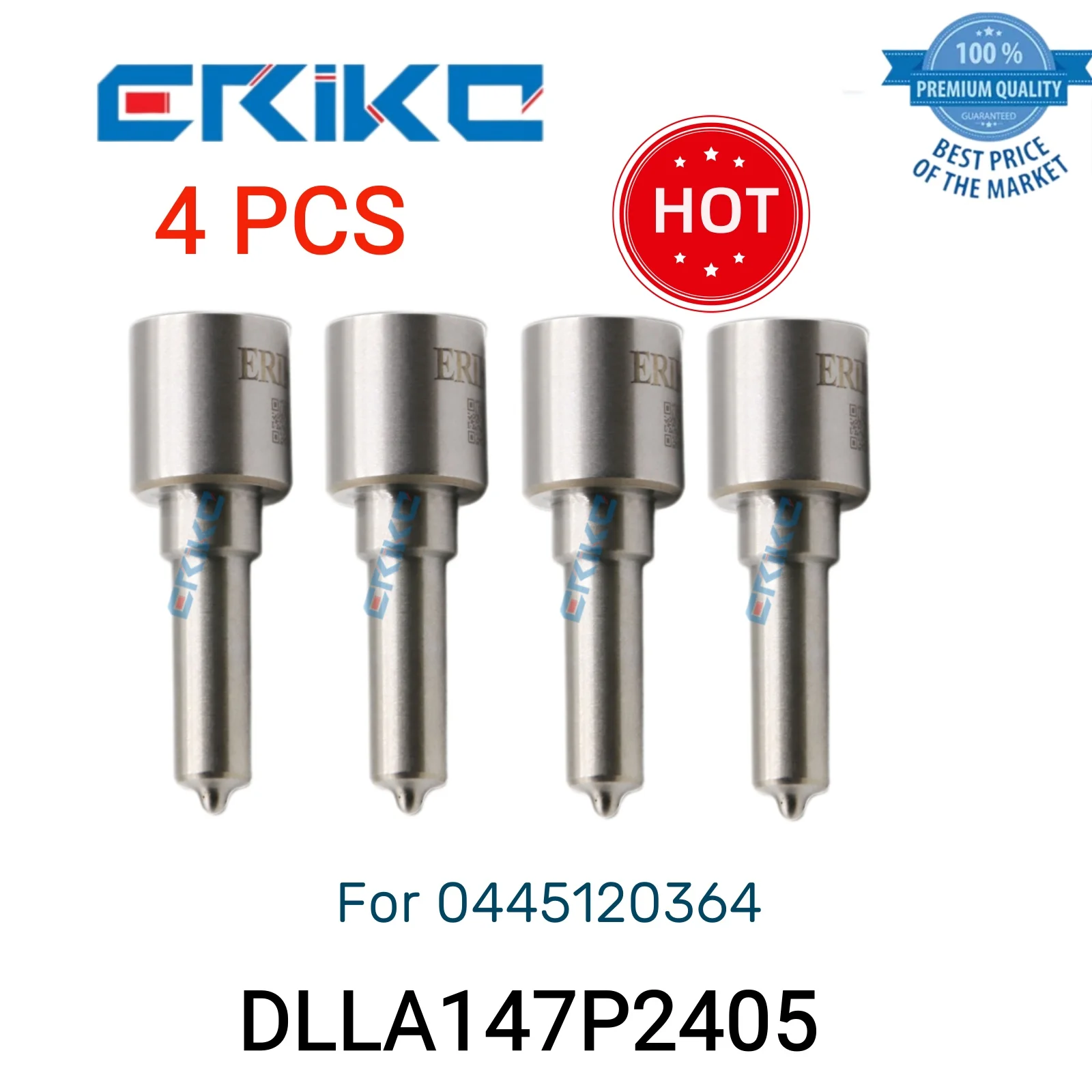 

4 PCS DLLA147P2405 0 433 172 405 Jet Nozzle DLLA 147 P 2405 Spray Nozzles DLLA 147P2405 Common Rail Nozzle fit for 0445120364