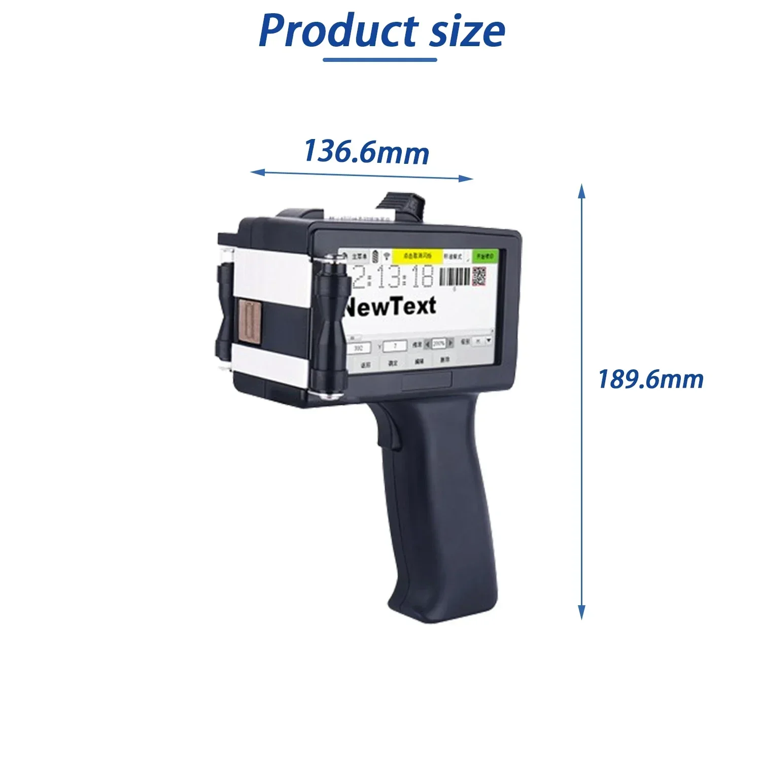 DCODE DC50T Encrypted 12.7mm Wireless Control Handheld Thermal Inkjet Printer QR Barcode Image Batch Number Logo Label TIJ Coder