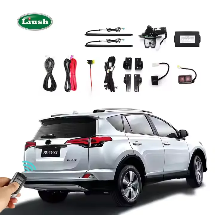 

Liush Automatic Car Electric Power Tailgate Lift Smart Rear Door Remote Trunk Opener For Toyota RVA4 2014-2021 With Kick Sensor