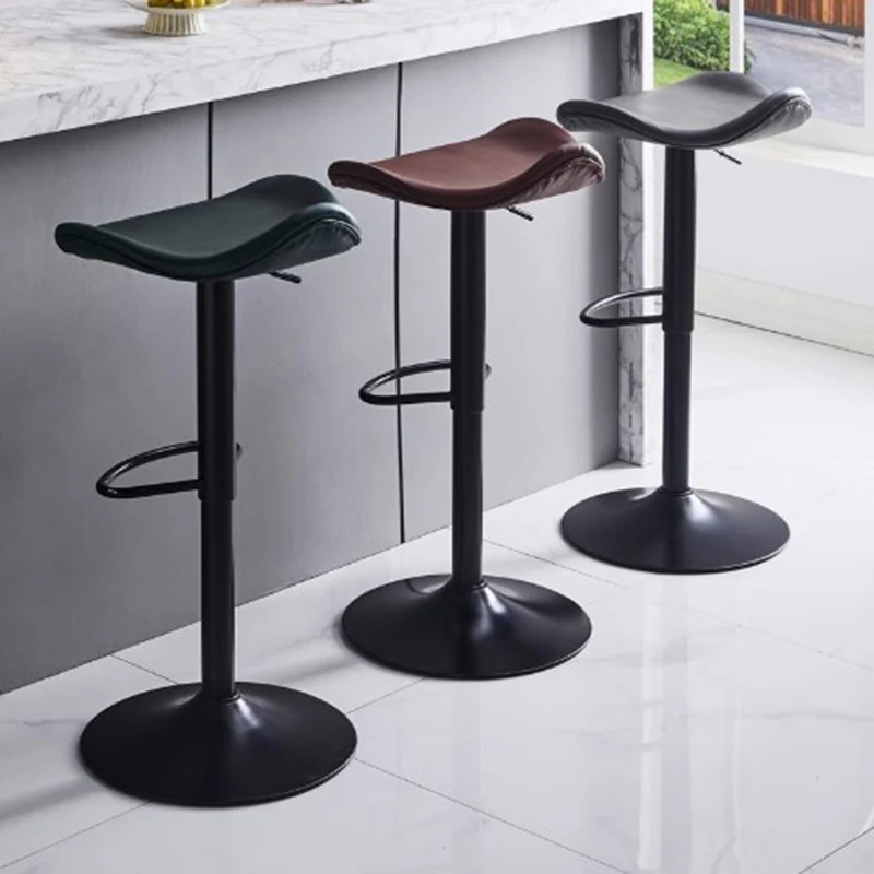 Metal Modern Bar Stools Lounge Minimalistic Steel Comfortable Design Nordic Bar Stools Salon High Poltrona Home Furniture