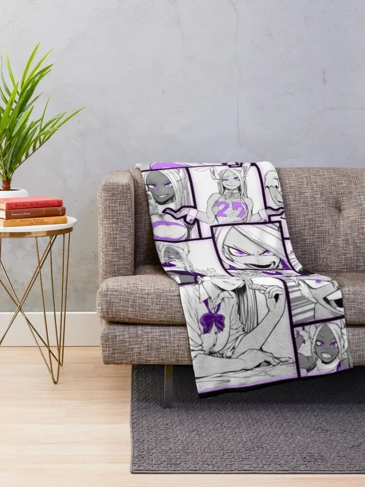 Miruko Mirko manga panels Throw Blanket Vintage Soft Big Blankets