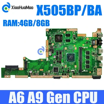 A6 A9 CPU ile X505BP 4GB 8GB-RAM UMA / PM Laptop anakart Asus X505BP K505B X505B X505BA A580B x505mainboard anakart