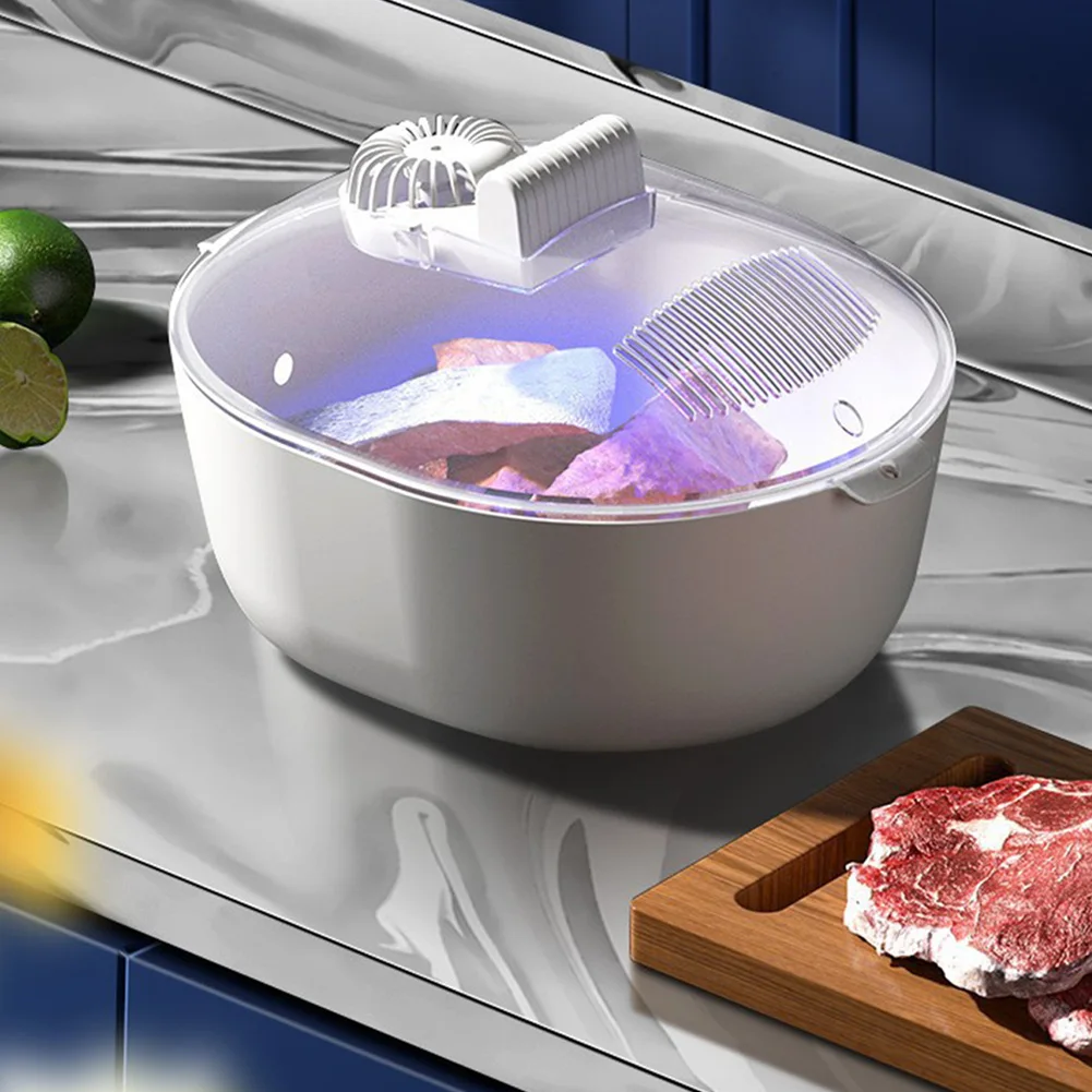 

Smart Quick Thaw Machine Keeps Food Nutritious Fresh-Keeping Meat Defroster 4 in 1 Defrosting Tray Food Meat Fresh-Keeping Box