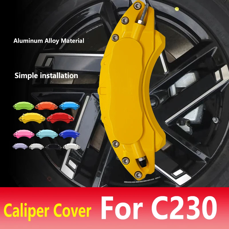

For Mercedes Benz Class C 230 C230 Car Brake Caliper Cover Aluminum Alloy Fit Kompressor 4Matic Base Sport Coupe Sedan 2 4 Door