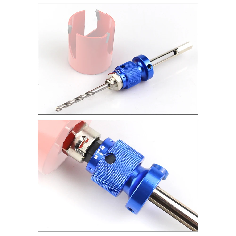 

Hexagonal Handle Quick Release Holes Saws Connecting Rod Hand Drill Connecting Rod Hand Drill Hole Reamer Hole Spacing Connector