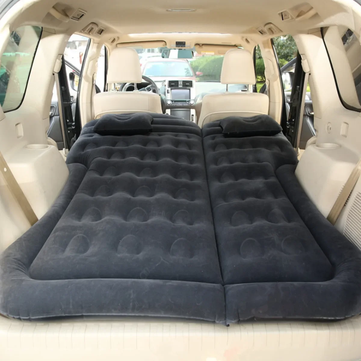 

Car Air Inflatable Travel Mattress Bed Universal for Back Seat Multi Functional Sofa Air Bed Pillow Outdoor Camping Mat