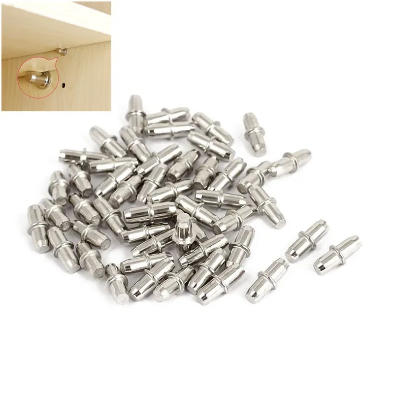 Suporte De Prateleira De Serviço Pesado Armário De Ferro, Suporte De Armário, Pin Laminado, Pregos De Pinos, Combinação De Móveis, Conexão De Conector, 25-50 Pcs