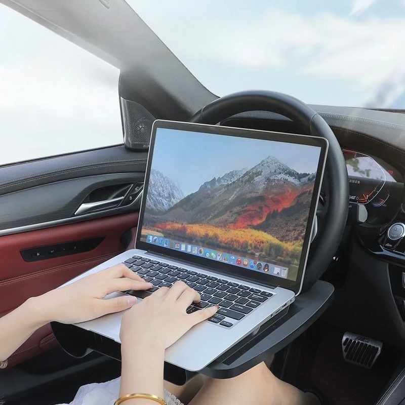 Auto-Lenkrad-Ablage für Tablet und Laptop, Sitzspalt-Aufbewahrungsbox 2 in 1 – Detail 3