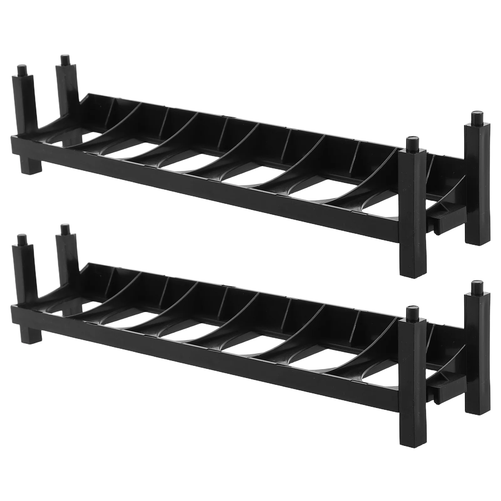 

2Pcs Paint Storage Rack Modular Organizer Display Stand Large Capacity Painting Supplies Holder for Home Workshop Art Studio