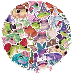 10/30/50Pcs Cartoon Stupid Colorful Frog graffiti stickers For Suitcase Skateboard Laptop Luggage Phone Styling DIY Decal