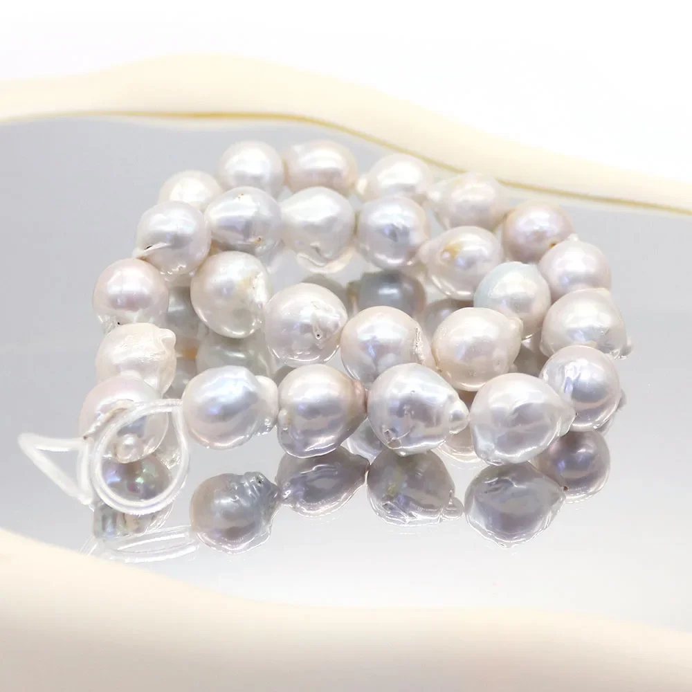 High-Quality 1 Strand Irregular Baroque Loose Beads Small Tail-Shaped Straight-Hole Handmade Jewelry Components Gifts