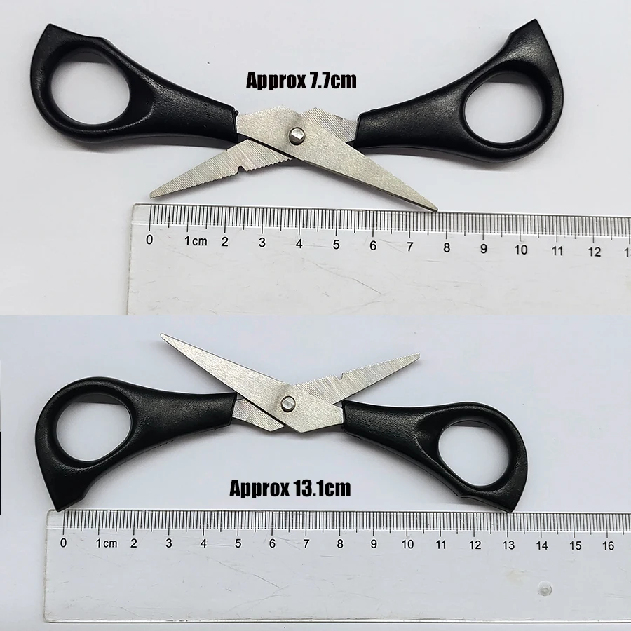 Fish Use Scissor Stainless Steel Portable Scissor Plier Cut PE line Braid Line Cutter Plies Carp Fishing Tool Accessories