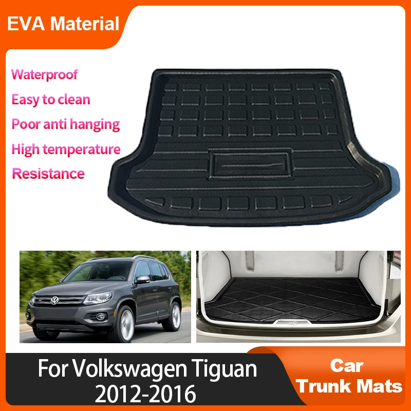 

Auto Trunk Mat For VW Volkswagen Tiguan MK1 5N 2012 2013 2014 2015 2016 Car Rear Cargo Liner Waterproof Protector Storage Pad