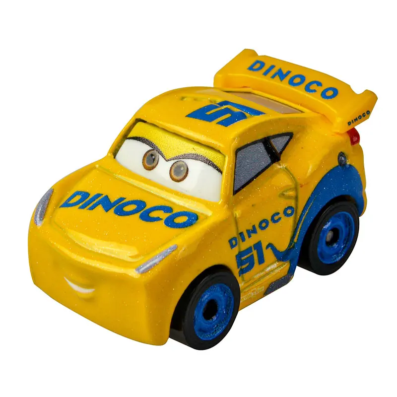 Disney Pixar Cars Lightning McQueen Mini Sheriff Cruz Ramirez Mater black storm Jackson Alloy Metal Model Children's ToysGift