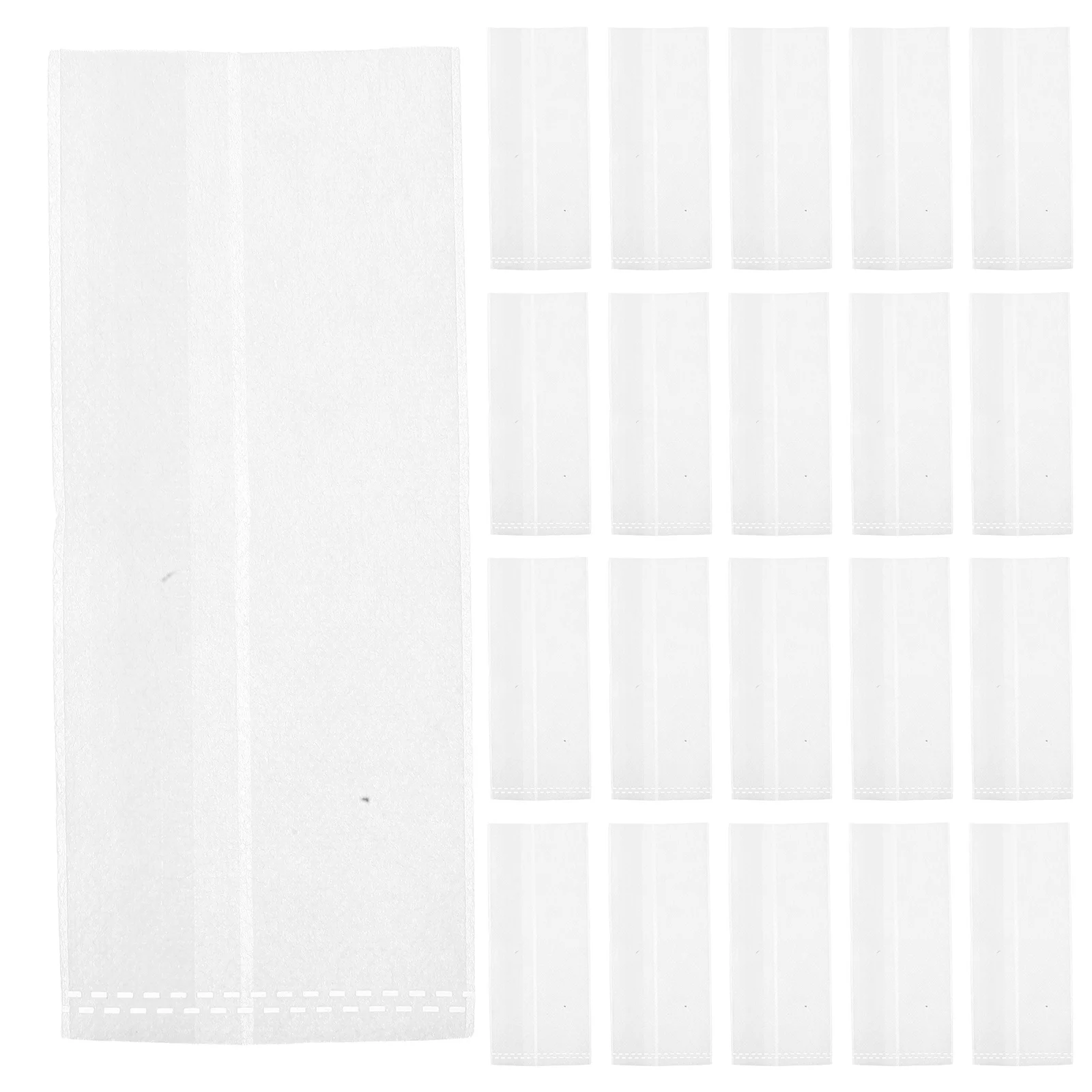 

200Pcs Nursery Growing Bags Non-Woven Breathable Seedling Bags for Vegetable Flower Tree Garden Seedling Bag Garden Bag Planting