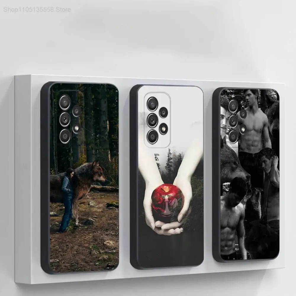 حافظة هاتف إدوارد جاكوب T-Twilight لهاتف سامسونج S 25,24,23,22,30,21,10,9,Ultra,Plus,Lite,FE,4,5G حافظة ناعمة سوداء