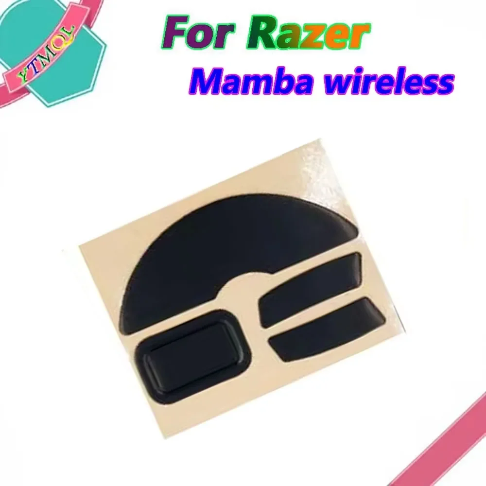 20-100set Mouse Feet Skates Pads For Razer  Mamba wireless Mouse White Black Anti skid sticker replacement connector view 5