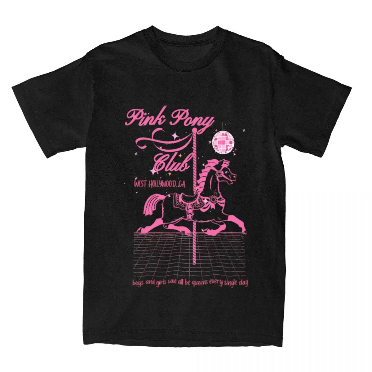 Men Women's Chappell Roan Music T Shirt Pink Pony Club Midwest Princess Pure Cotton Clothes Unique Tee Shirt Plus Size T-Shirt