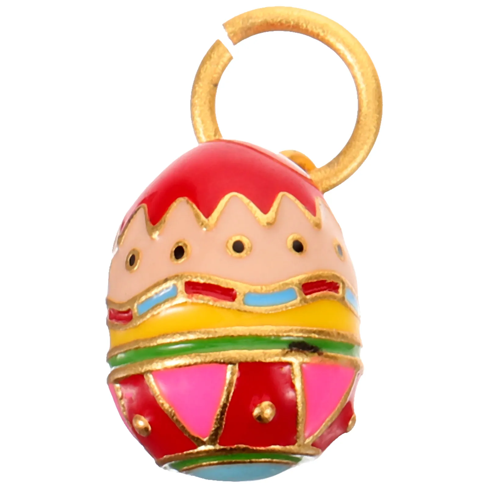 Osterei-Anhänger aus Kupfer, schöner DIY-Schmuckanhänger für Armband, Halskette, Ohrringe, Zubehör, Oster-Geschenkideen