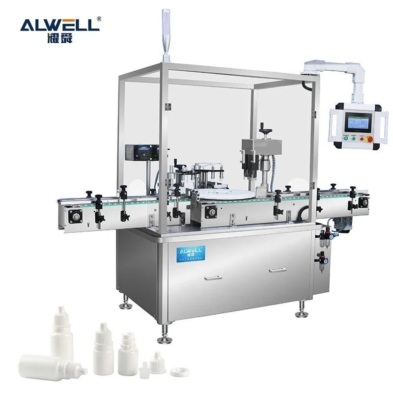 Eye Drop Fill Production Line Pneumatic liquid Filling Machine Vial Bottle Filling Capping and Labeling Machine