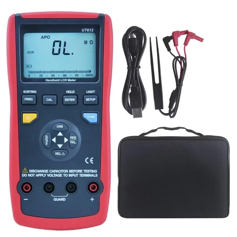 UT612 Handheld LCR Meter 20000 Counts Inductance Capacitance Resistance Meter