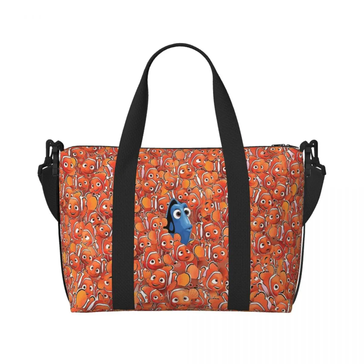 

Изготовленная на заказ сумка-тоут Mpossible Dory Fish Finding Nemo, женская большая вместительная сумка в стиле аниме, пляжная спортивная сумка на плечо, дорожная сумка