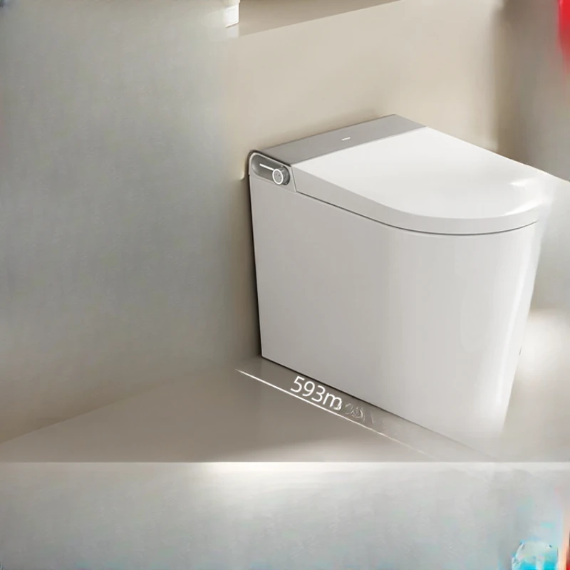 Smart toilet for small apartment without water pressure limit foam shield household automatic flip cover foot feel X5pro