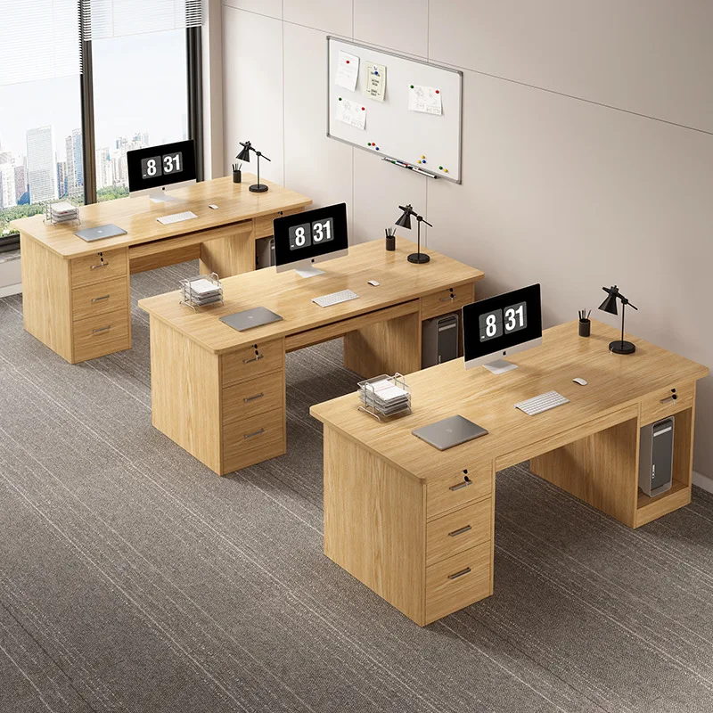 Office staff 2026 new office boss desk home desk with drawers computer desk workbench