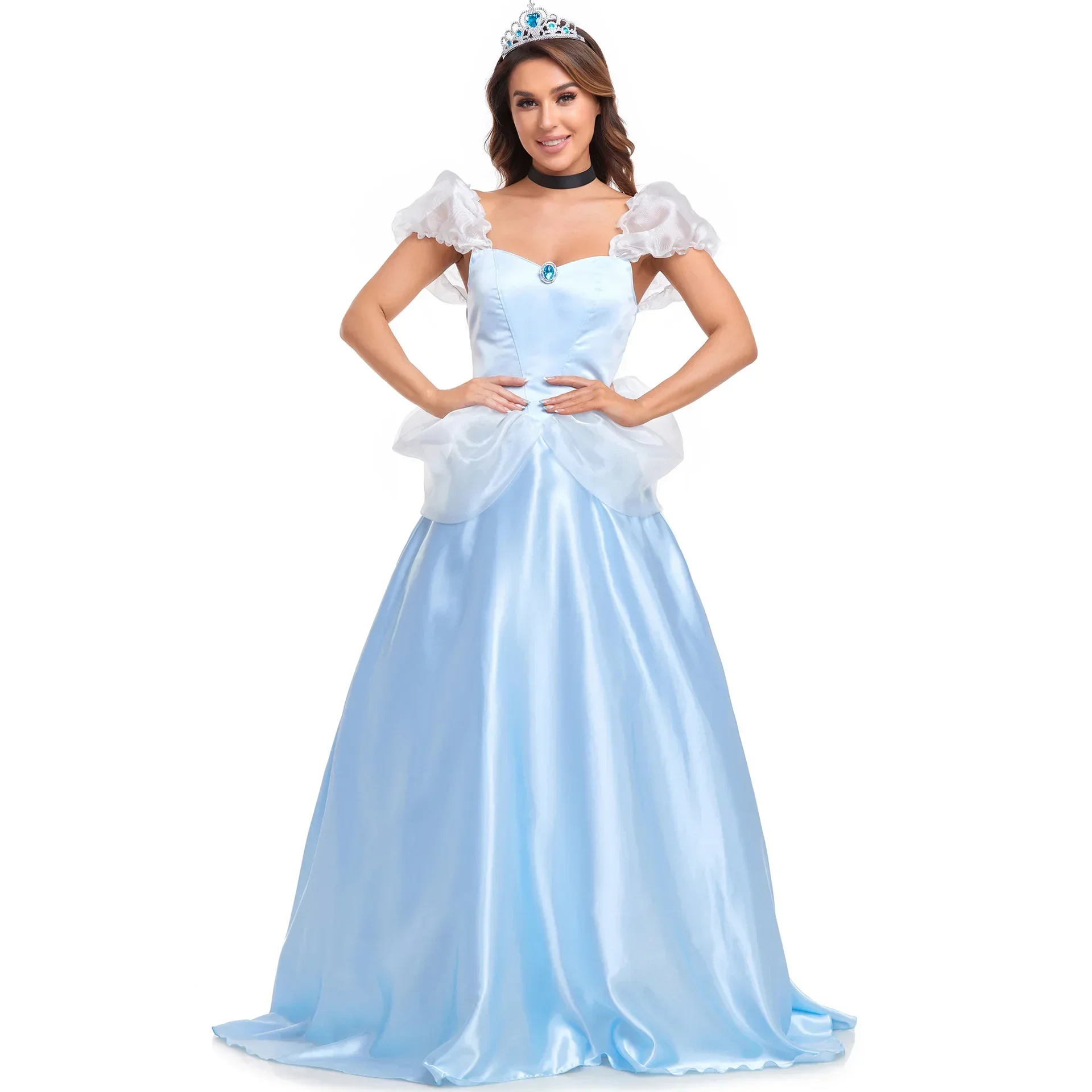 Costume di Halloween cenerentola per donne adulte Anime Sexy Princess Fancy Dress