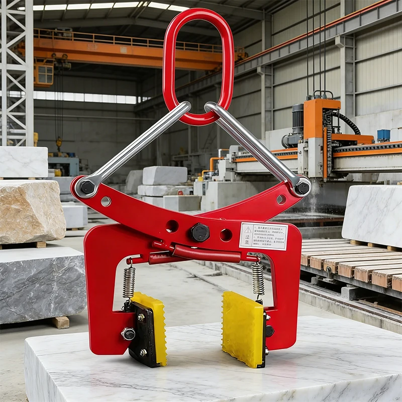 

Pallet Pullers Stone Handling Clamps Lifting Rings Stone Clamps 325/280/260kg Capacity Jaw Opening Range: 6-18/8-24/10-30cm