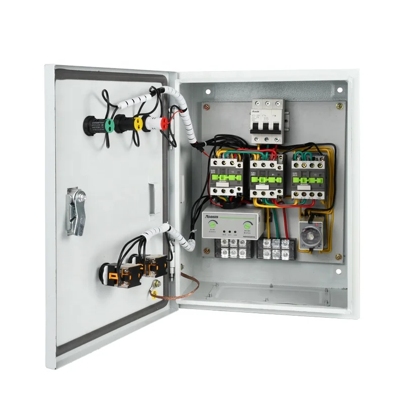 QJX3 3phase 38VAC Star Delta Motor Starter Switch Control Cabinet Box For Compressor Fan Water Pump