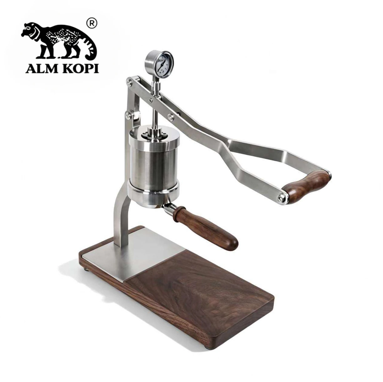 ALM KOPi Manual Lever Espresso Machine Full Stainless Steel Body Manual Pressure Control Coffee Machine