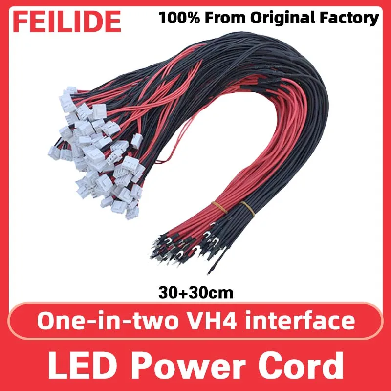 LED display Screen Pure Copper Power Cord LED Video Wall Animation Pixel Display Red And Black Connection Cable