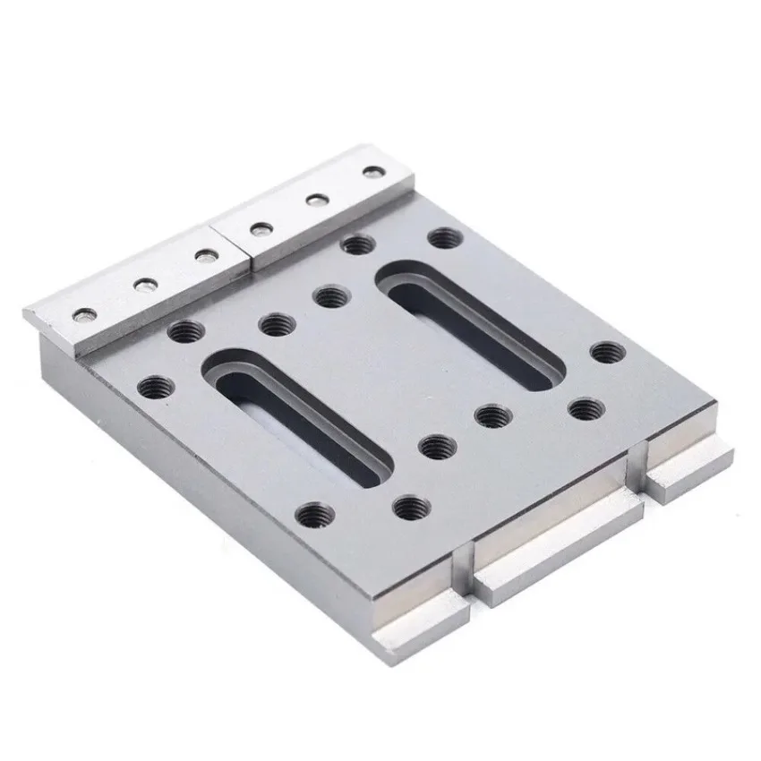 NEW  M8 CNC  Wire EDM Fixture Board Stainless Jig Tool 120x100X15mm Fit Leveling & Clamping 1PC