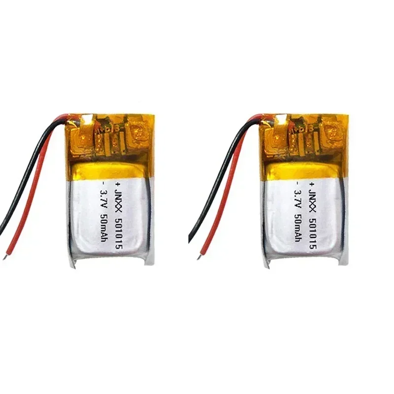 501015 Akumulator litowo-polimerowy LiPo 3,7 V 50 mAh do zestawu słuchawkowego Bluetooth MP3 MP4 MP5 Aparat słuchowy Lokalizator GPS Licznik