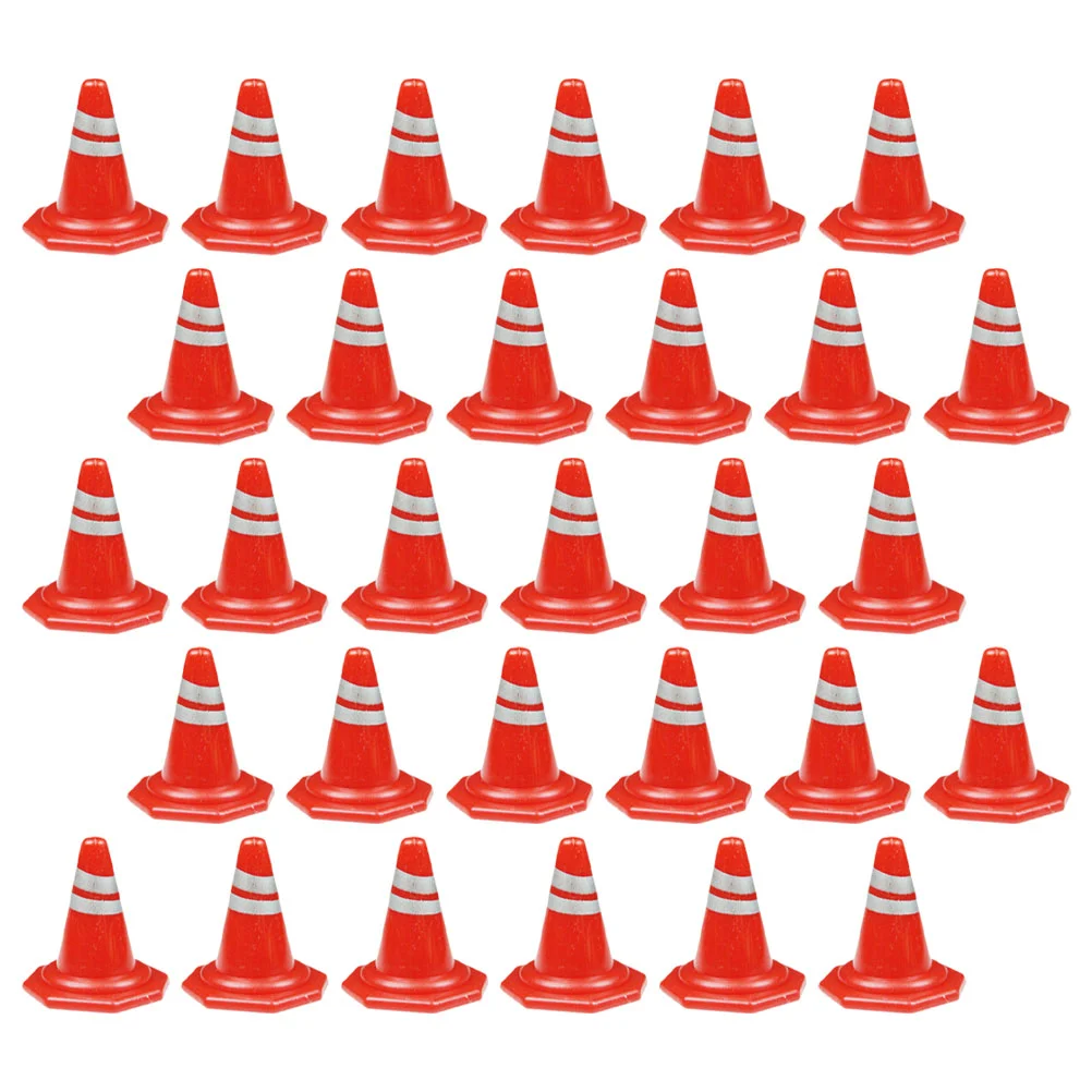 

Kids Traffic Toy Mini Traffic Cones Tiny Simulation Roadblocks Simulation Sign Models Parking Scene Road Obstacle Traffic Signs