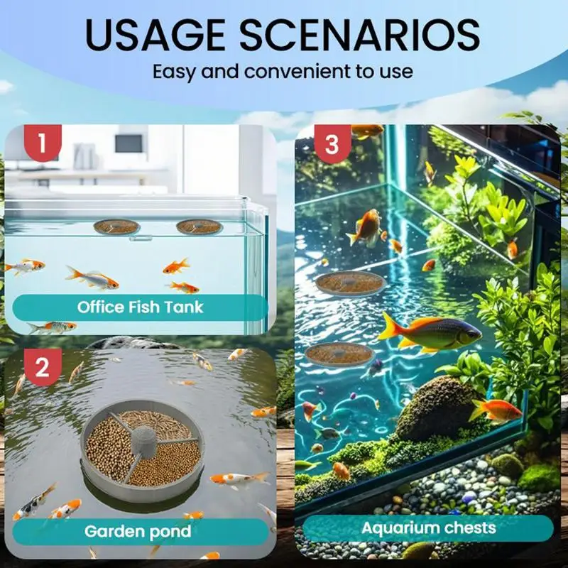 Feeding Ring Floating Food Feeder Round Shape Tank Accessories Breeding Tools For Guppy Betta Turtle Freshwater Saltwater view 4