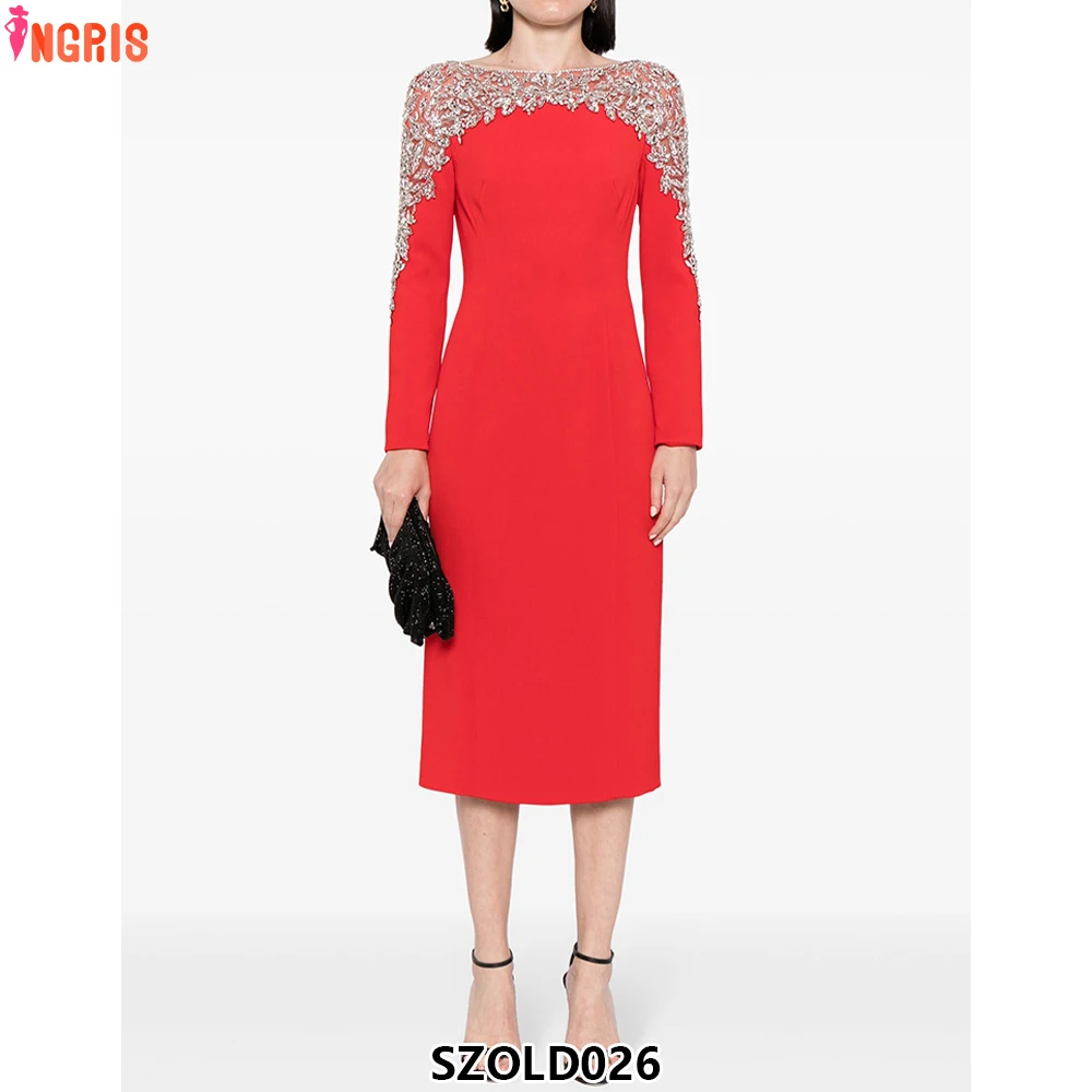 

2025 hot selling products high quality women celebrity evening new fashion nightclub party long sleeve dress-SZOLD026