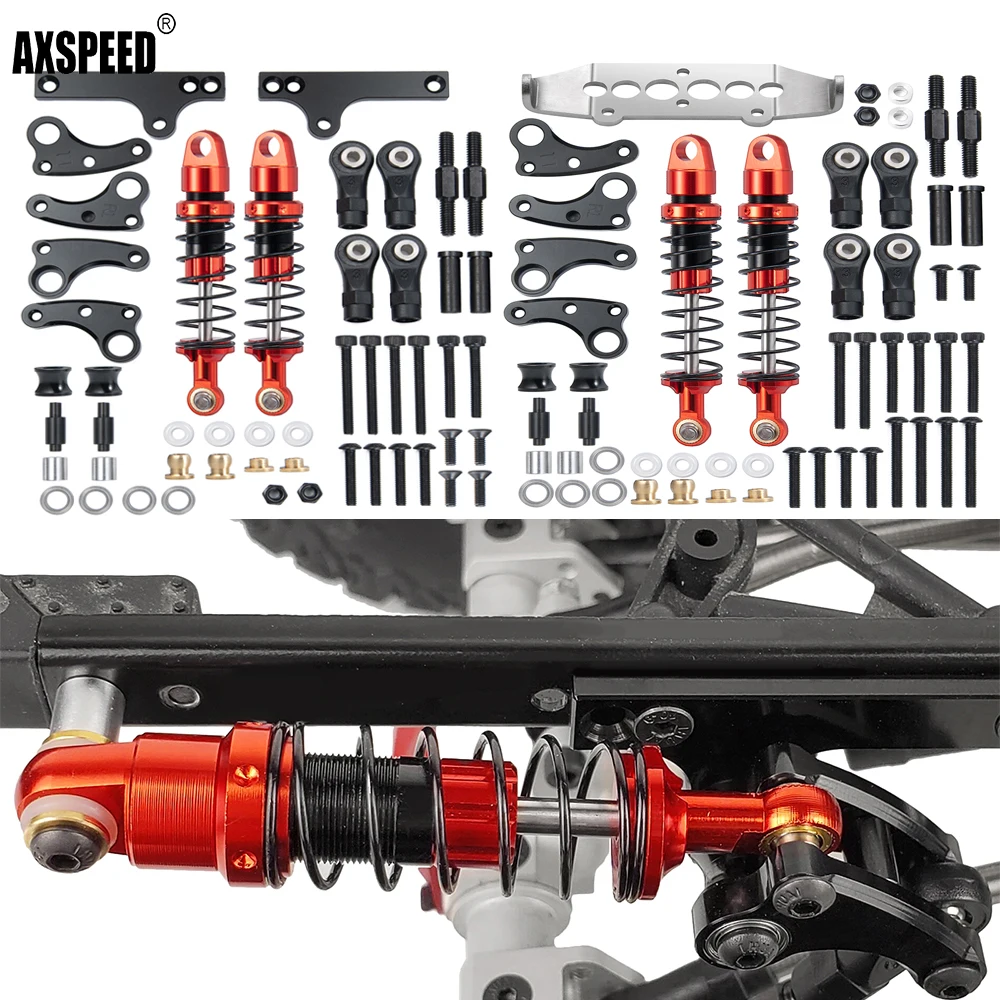 Zestaw wspornikowy z głowicą kulkową AXSPEED do 1/10 osiowych SCX10 II 90046 90047 zdalnie sterowany samochód gąsienicowy ulepszonych części