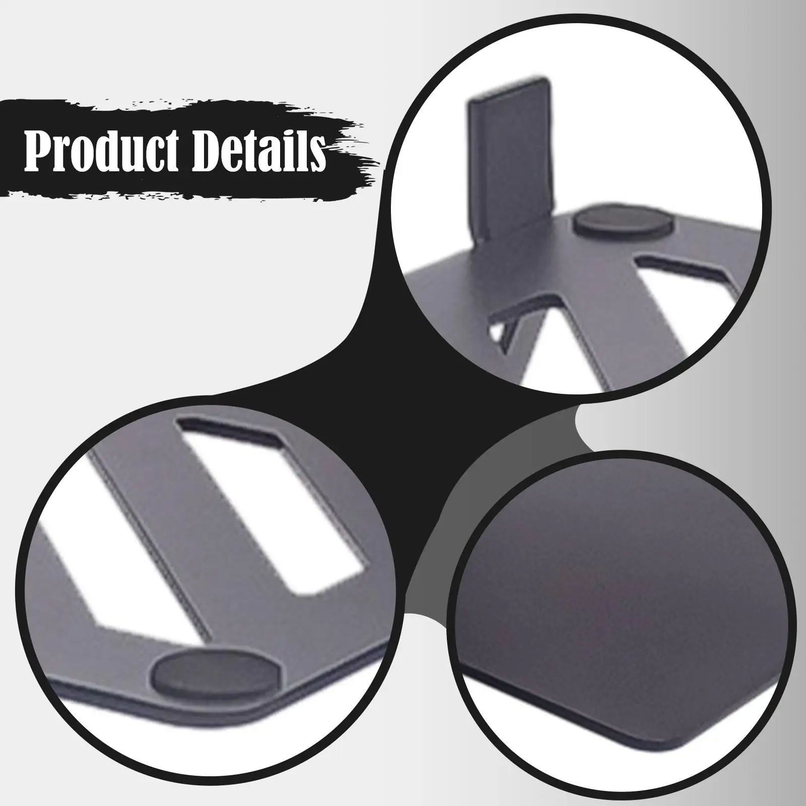 Desktop-Lautsprecherständer, stoßdämpfender Schreibtisch-Surround-Sound-Lautsprecher-Riser