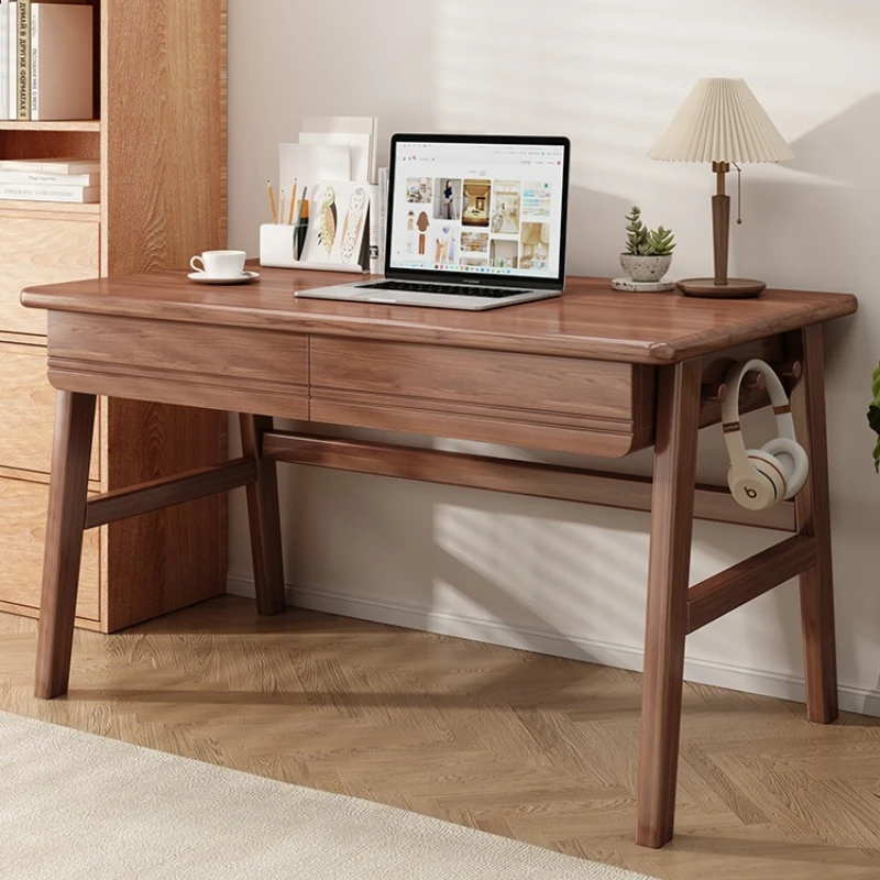 

Solid wood desk computer desk home study desk study table writing table rectangular workbench