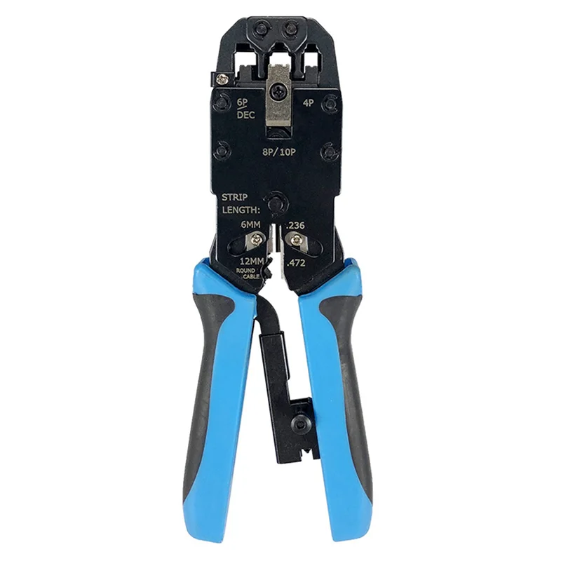 X17A 2025 NEW-3X RJ45 Network Crimper 10P 8P 6P 4P Crimping Tools Stripper For RJ45 RJ11 RJ12 RJ50 Connector Ethernet Cable